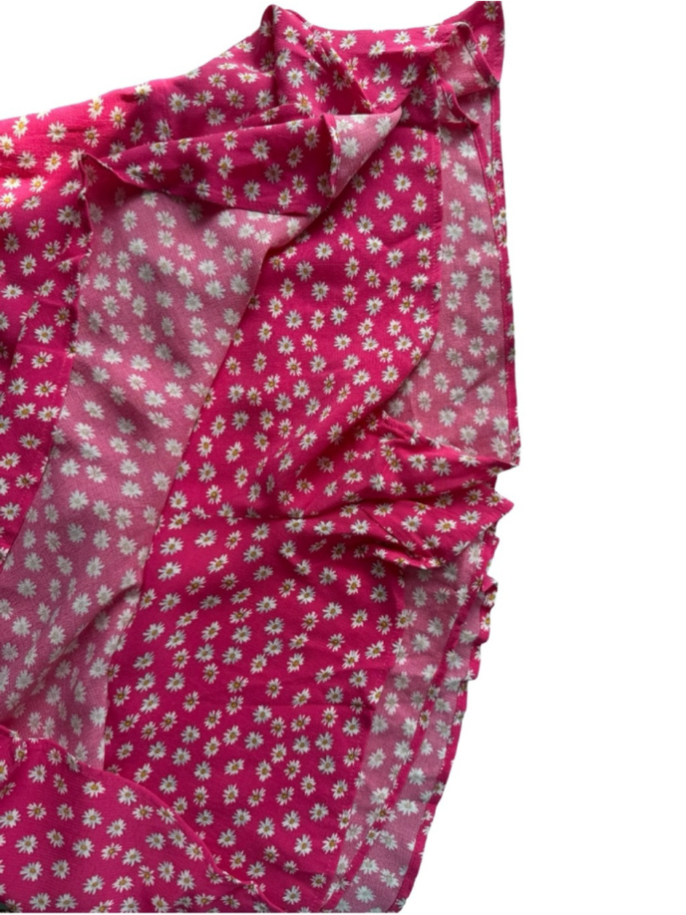 Zara Hot Pink Daisy Print Skort Size M Festival Cottagecore Coquette Feminine - Picture 6 of 13
